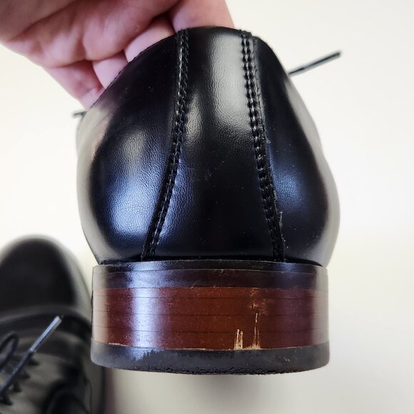 ALDO Men's Black Lace Up Dress Shoes sz 12 - Picture 10 of 11